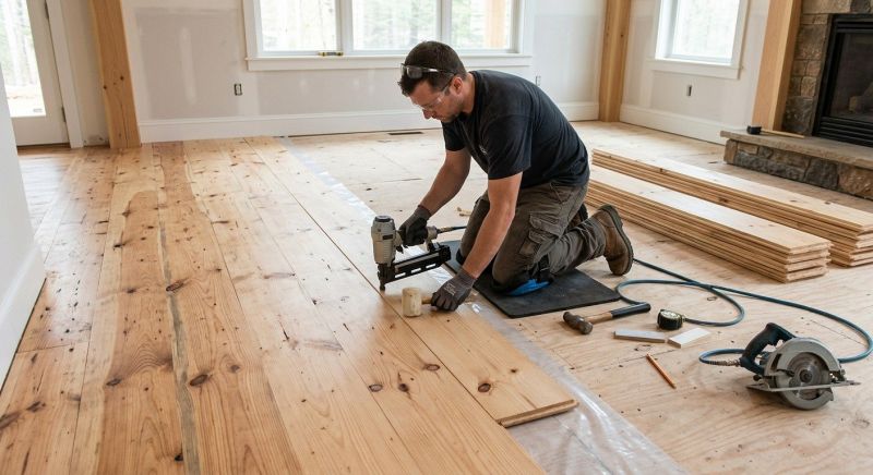 Plank Floor Installation in Austin, TX